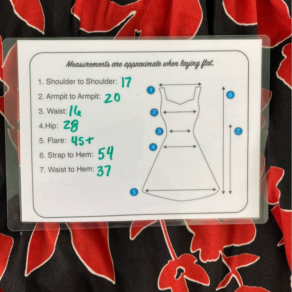 Haptics It's A Match Black &  Red Floral Long Sleeve Maxi Dress (Size 3X) - Picture 10 of 11